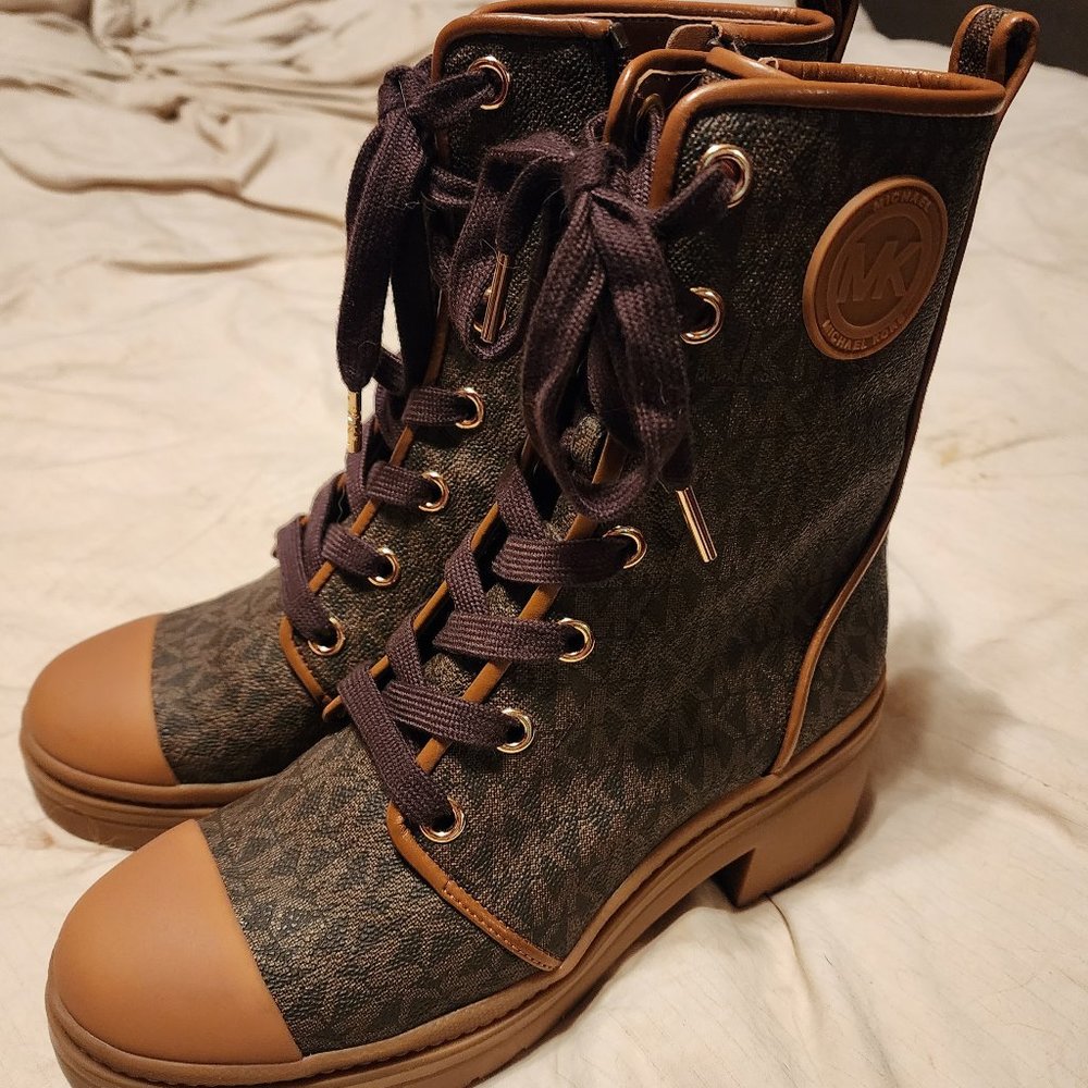 Michael kors Corey combat boot Brown